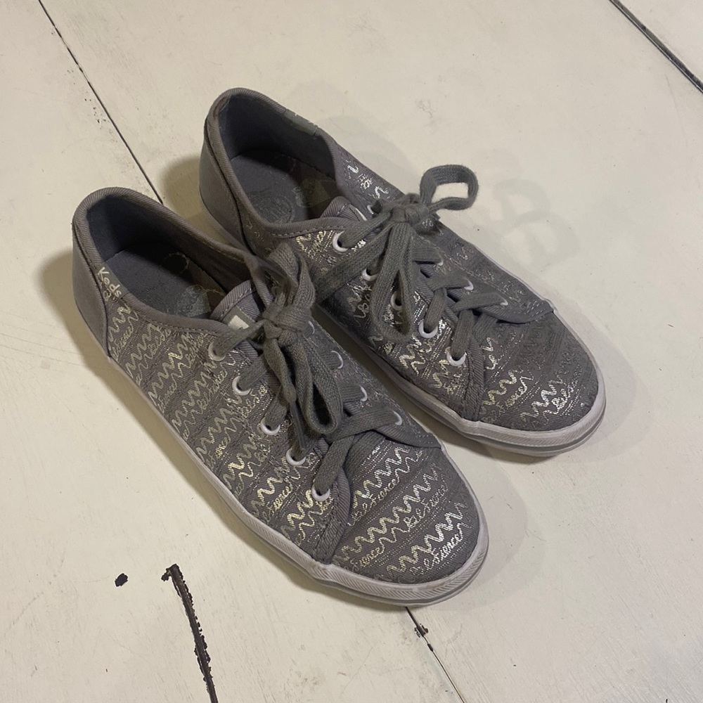 Keds Gray & Silver Sneakers